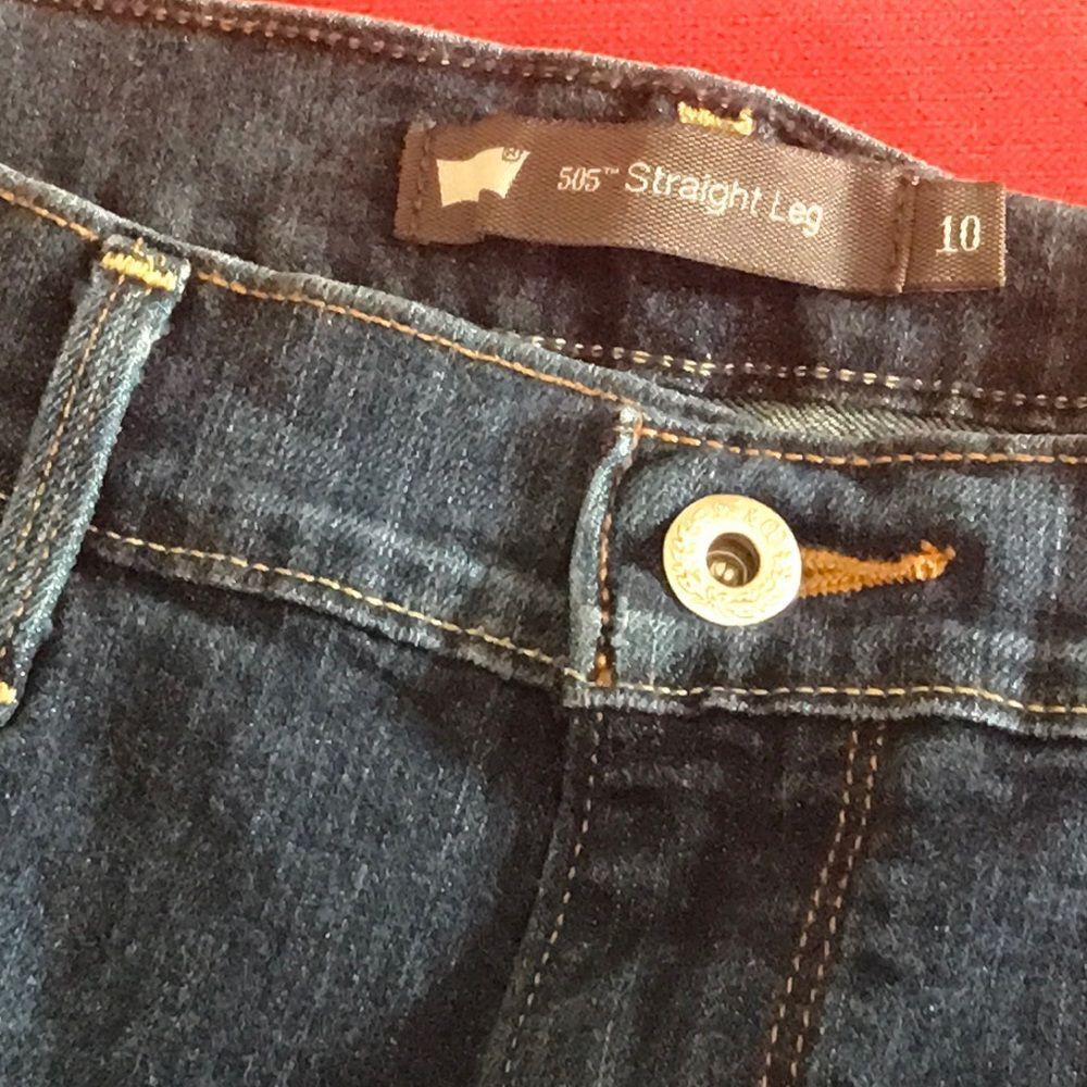 Vintage Levi’s 505 Straight Leg Jeans Size 10/w30L34 - Picture 6 of 9
